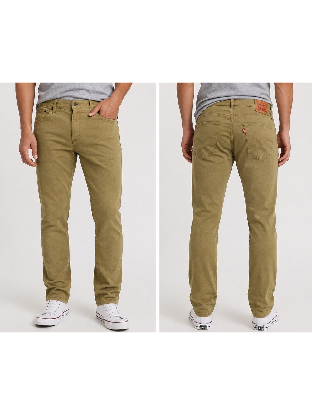 Levi’s 511 Slim Fit Men’s Pants W31 L30 Khaki Tan 5 Pocket Chino Jeans